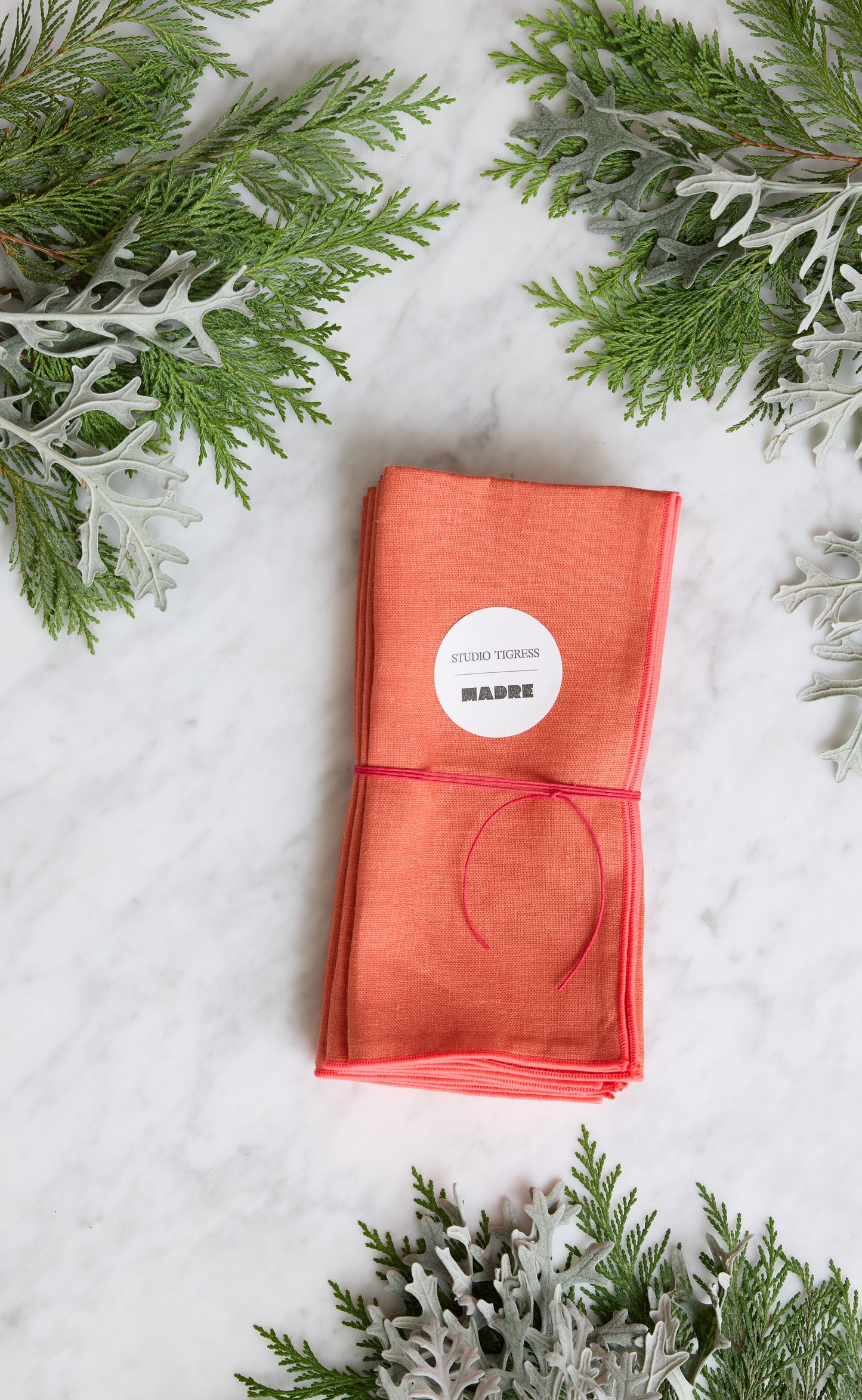 MADRE & Studio Tigress - Brass and Linen Sets (of Four)