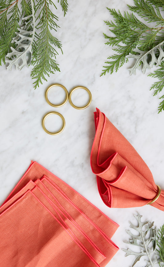 MADRE & Studio Tigress - Brass and Linen Sets (of Four)