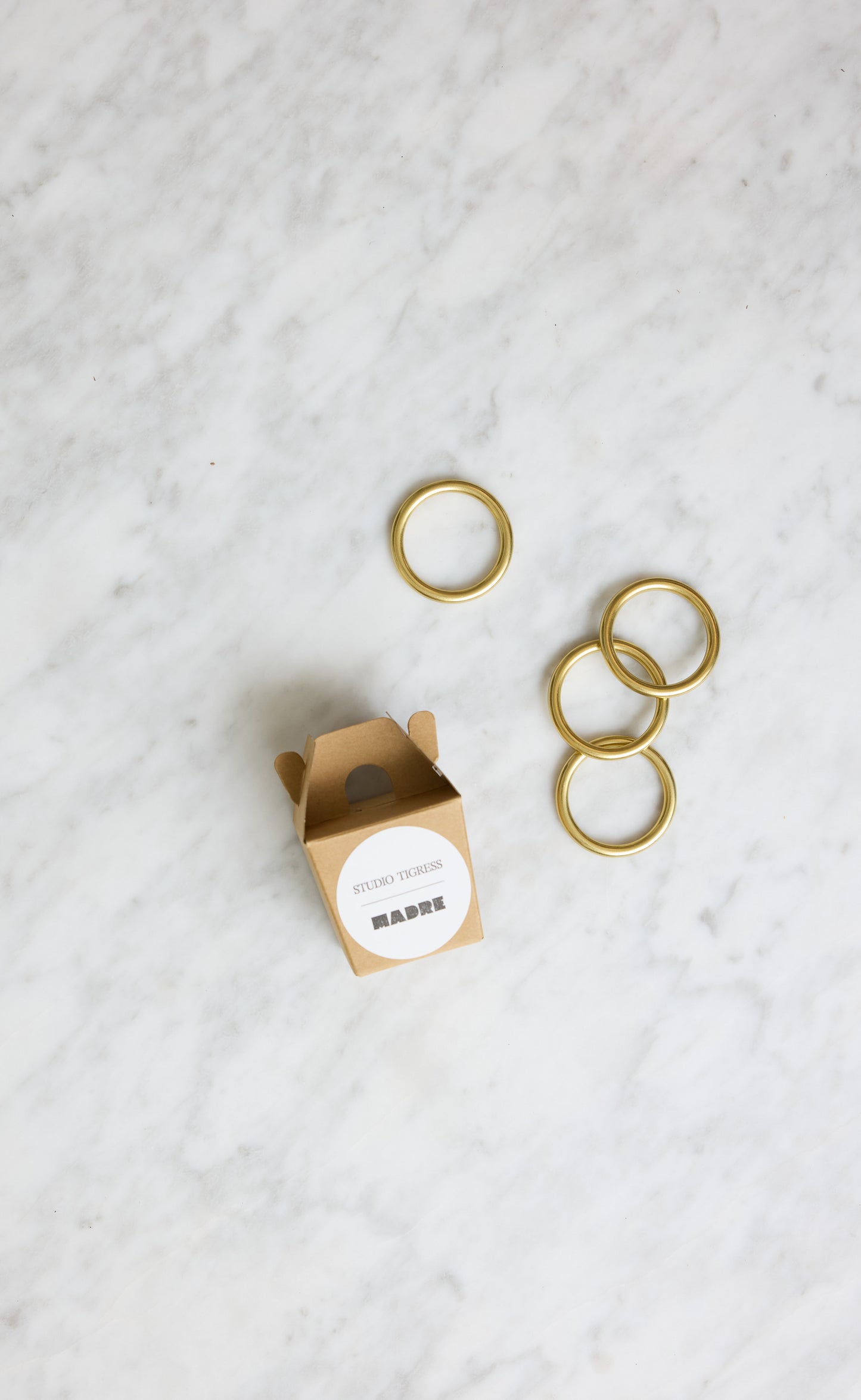 MADRE & Studio Tigress - Brass and Linen Sets (of Four)