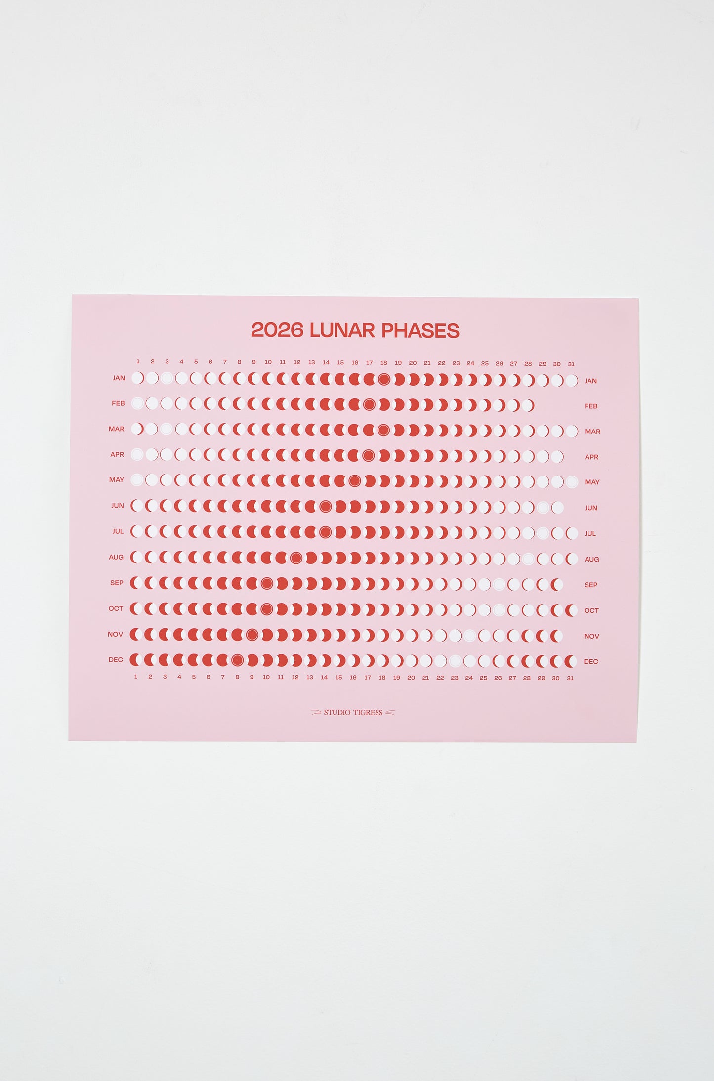 2026 Lunar Phases Calendar