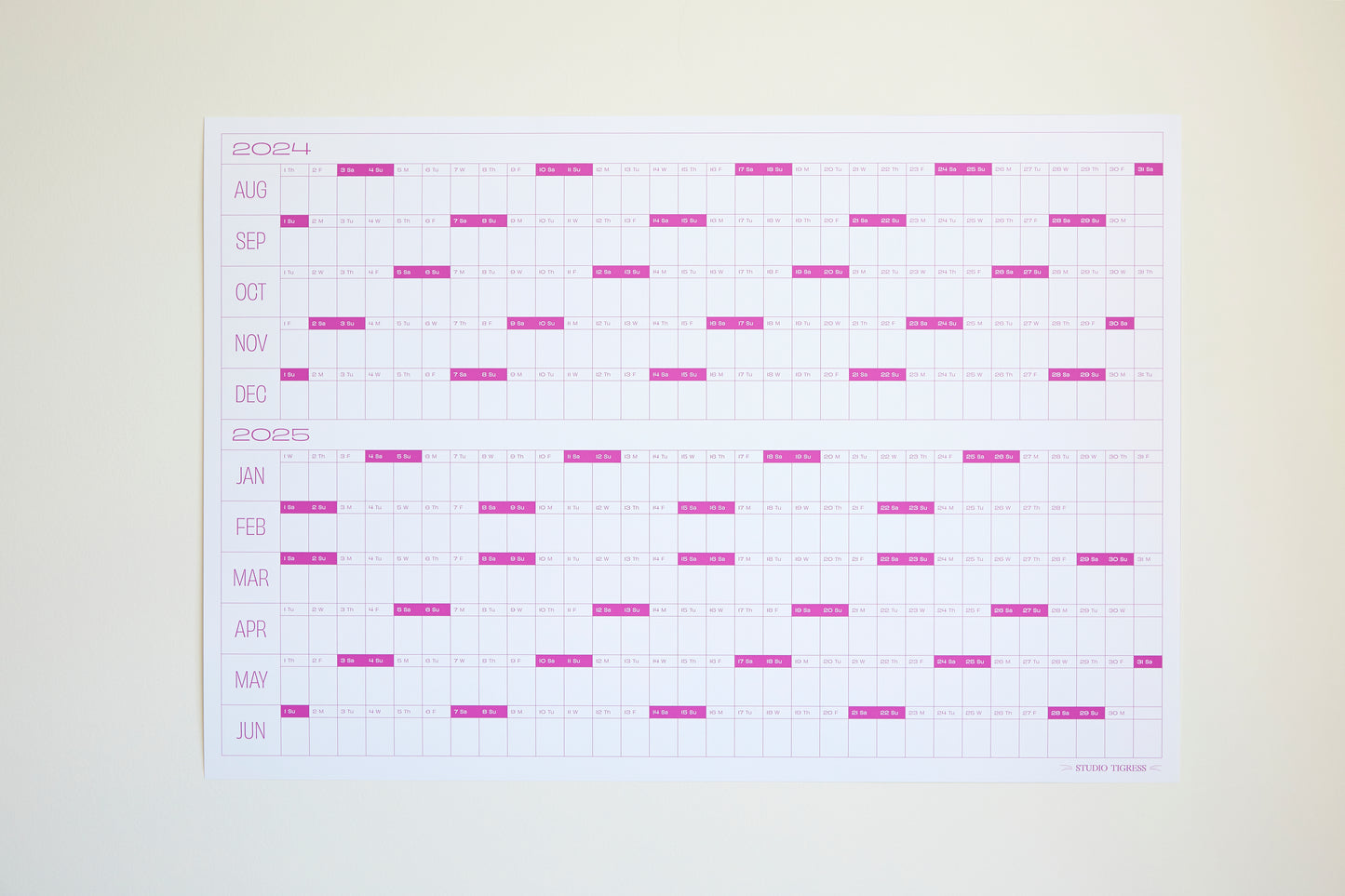 School Calendar - Classic Plenty
