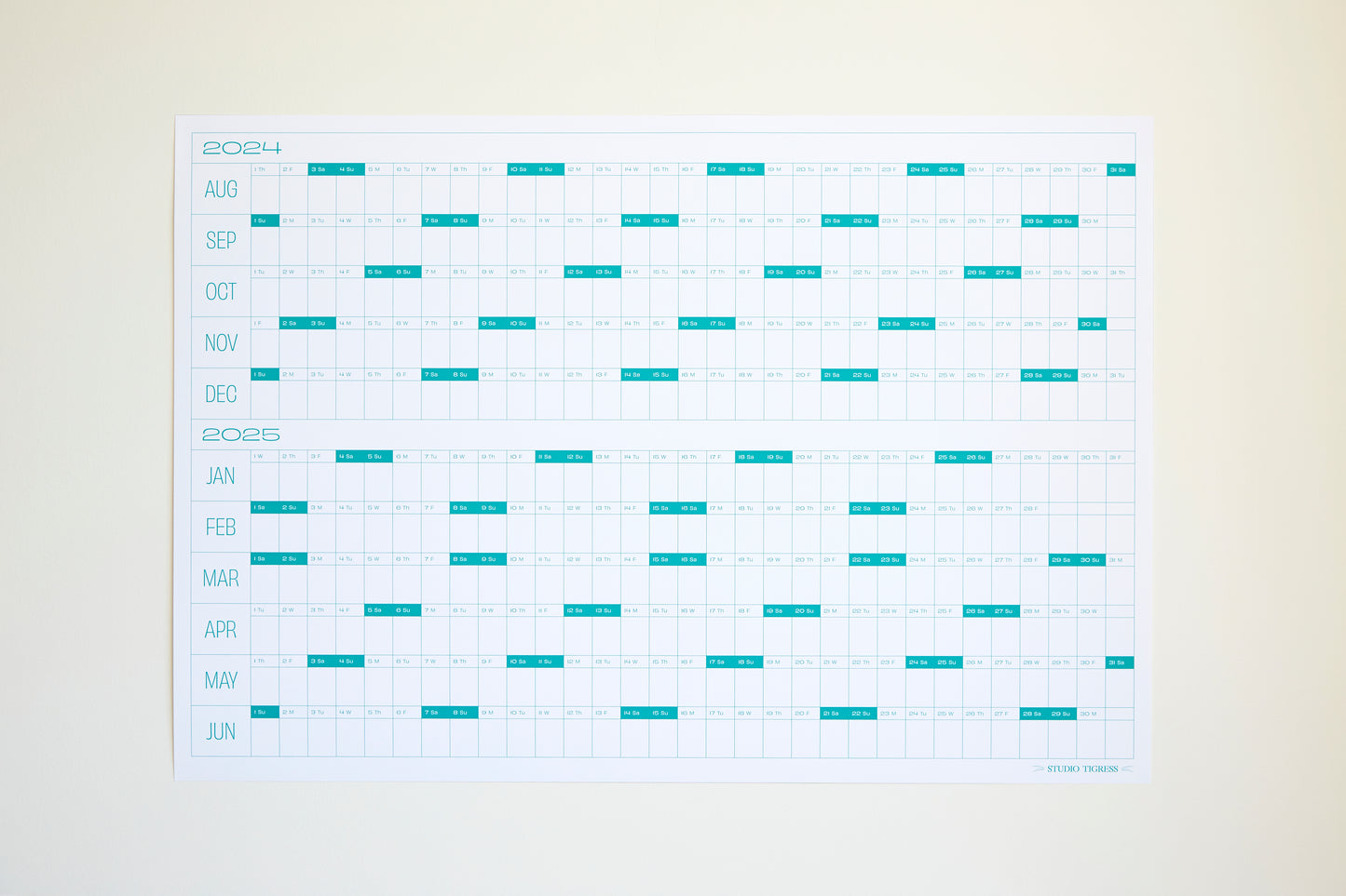School Calendar - Classic Winterfresh