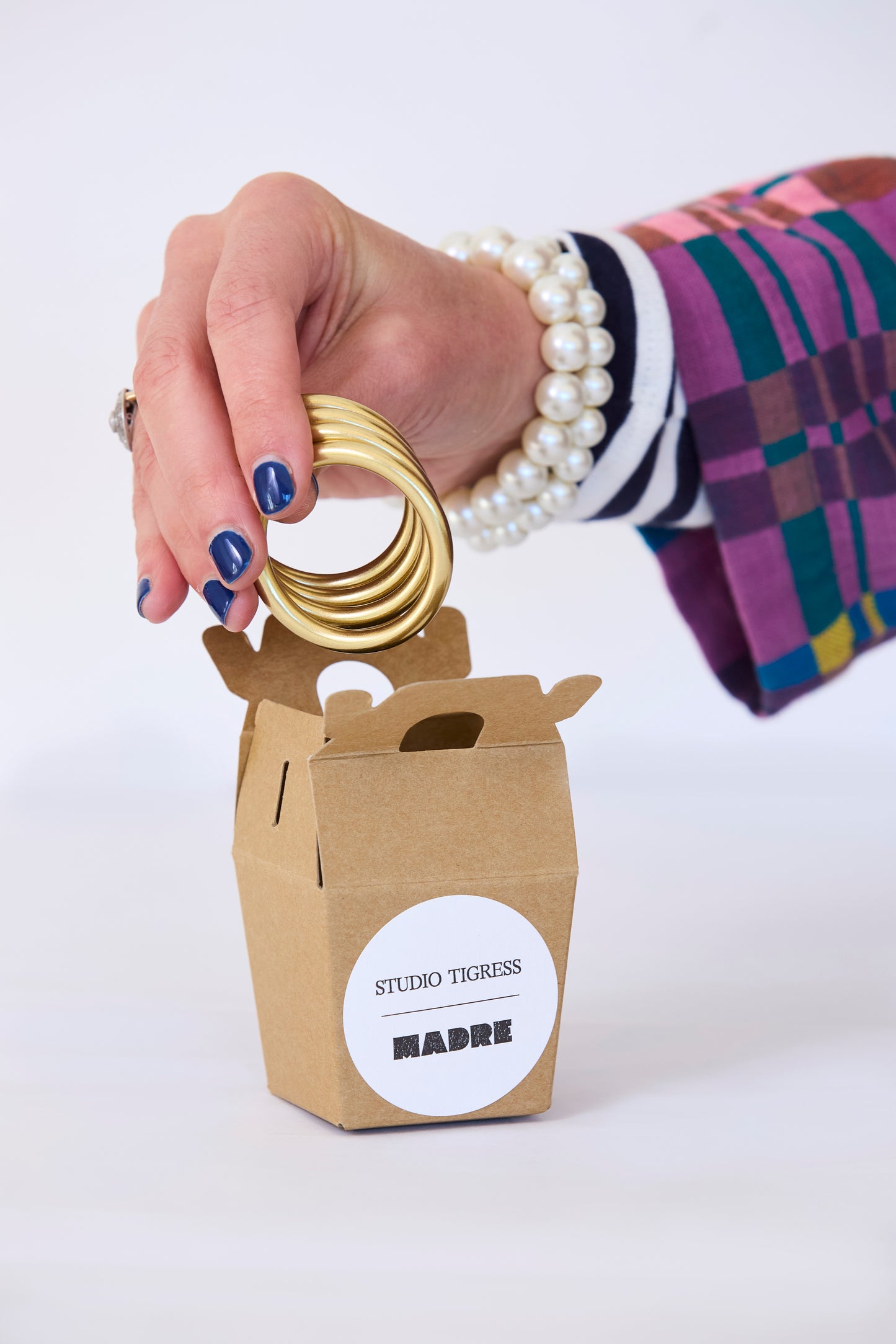MADRE & Studio Tigress - Brass and Linen Sets (of Four)