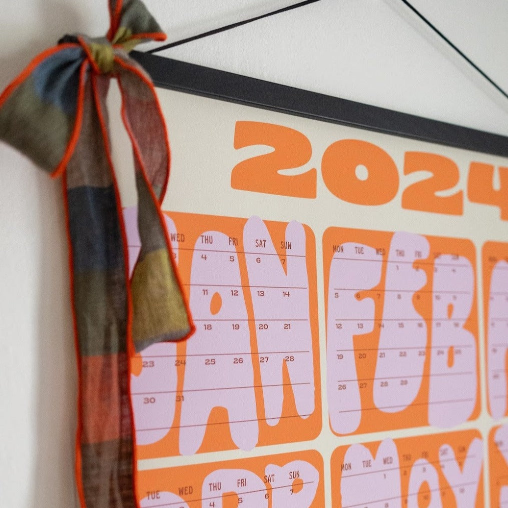 Months Calendar: Sherbet