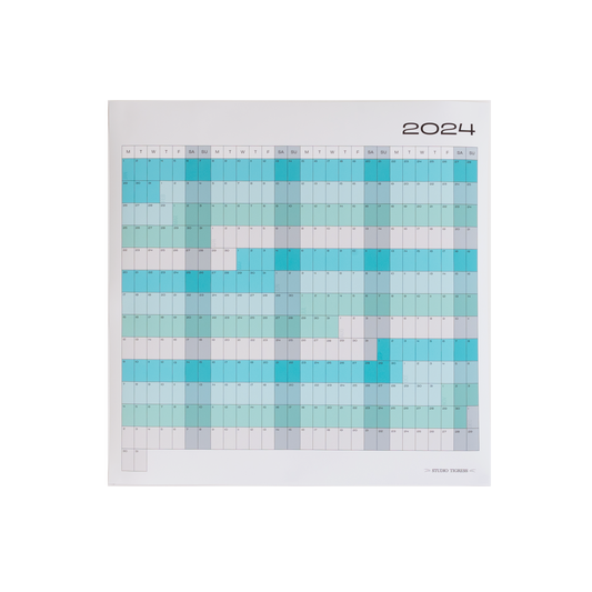 Square Calendar: Plaid
