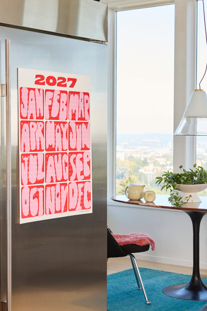 2027 Months Calendars