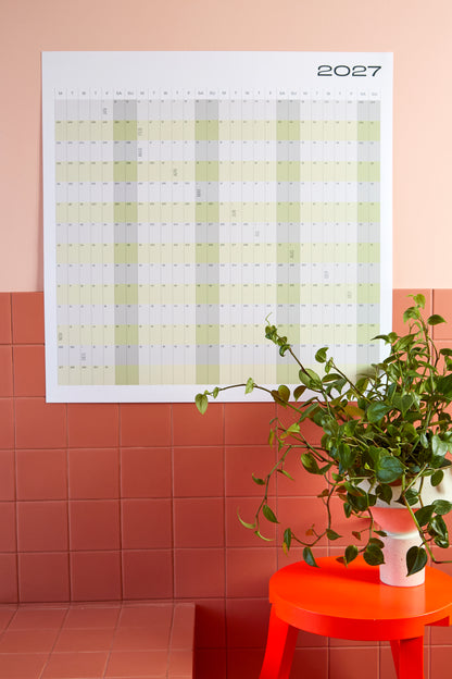 2027 Square Calendars