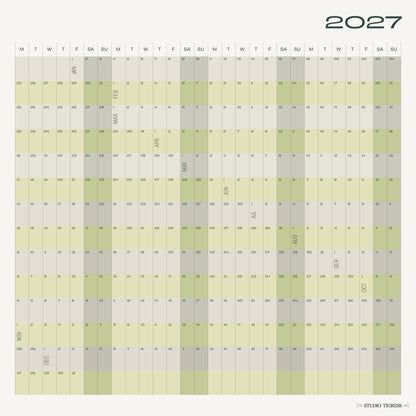2027 Square Calendars