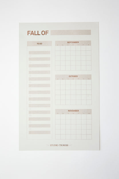 Seasonal Planners