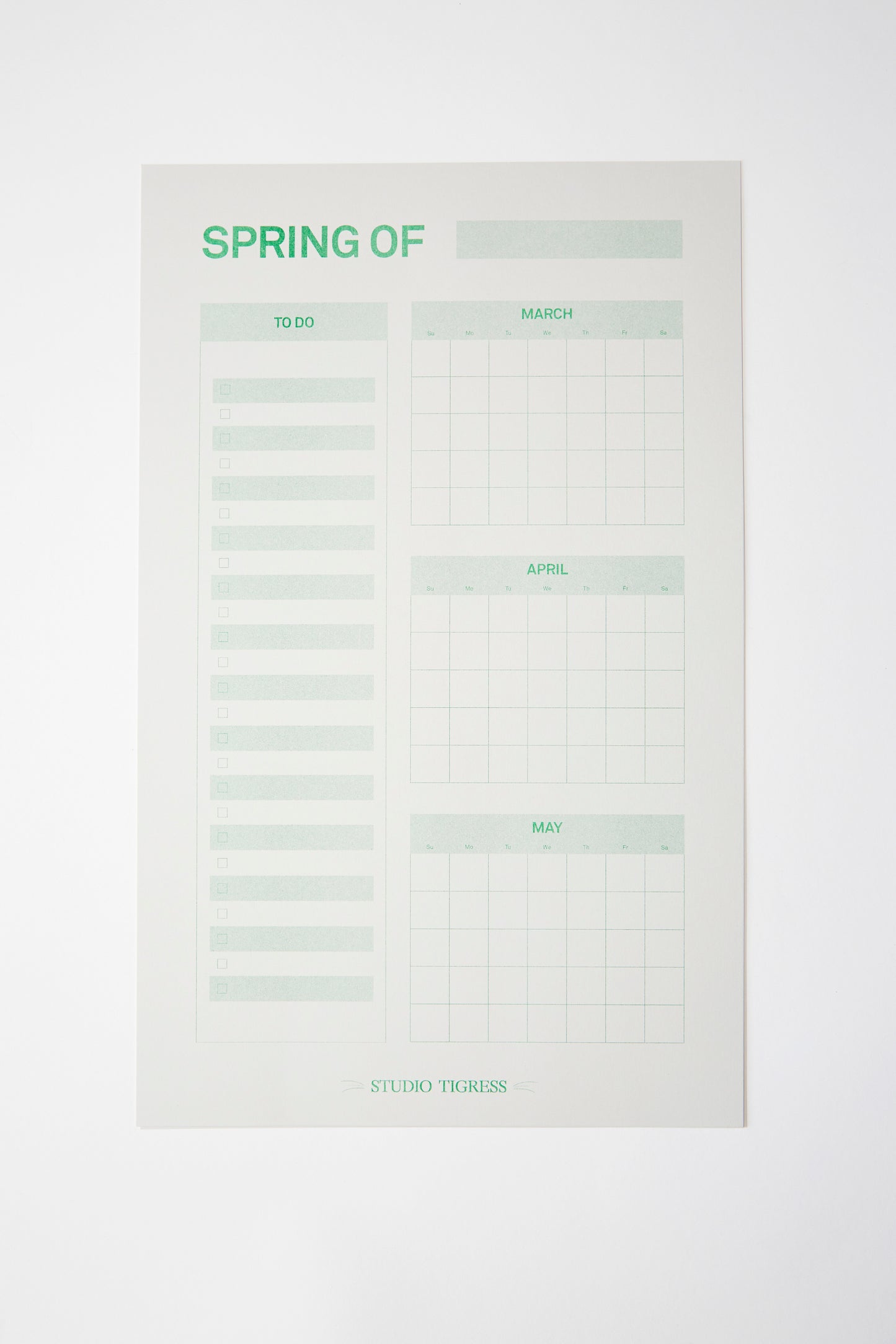 Seasonal Planners