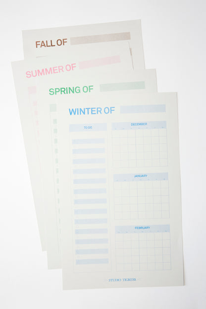 Seasonal Planners