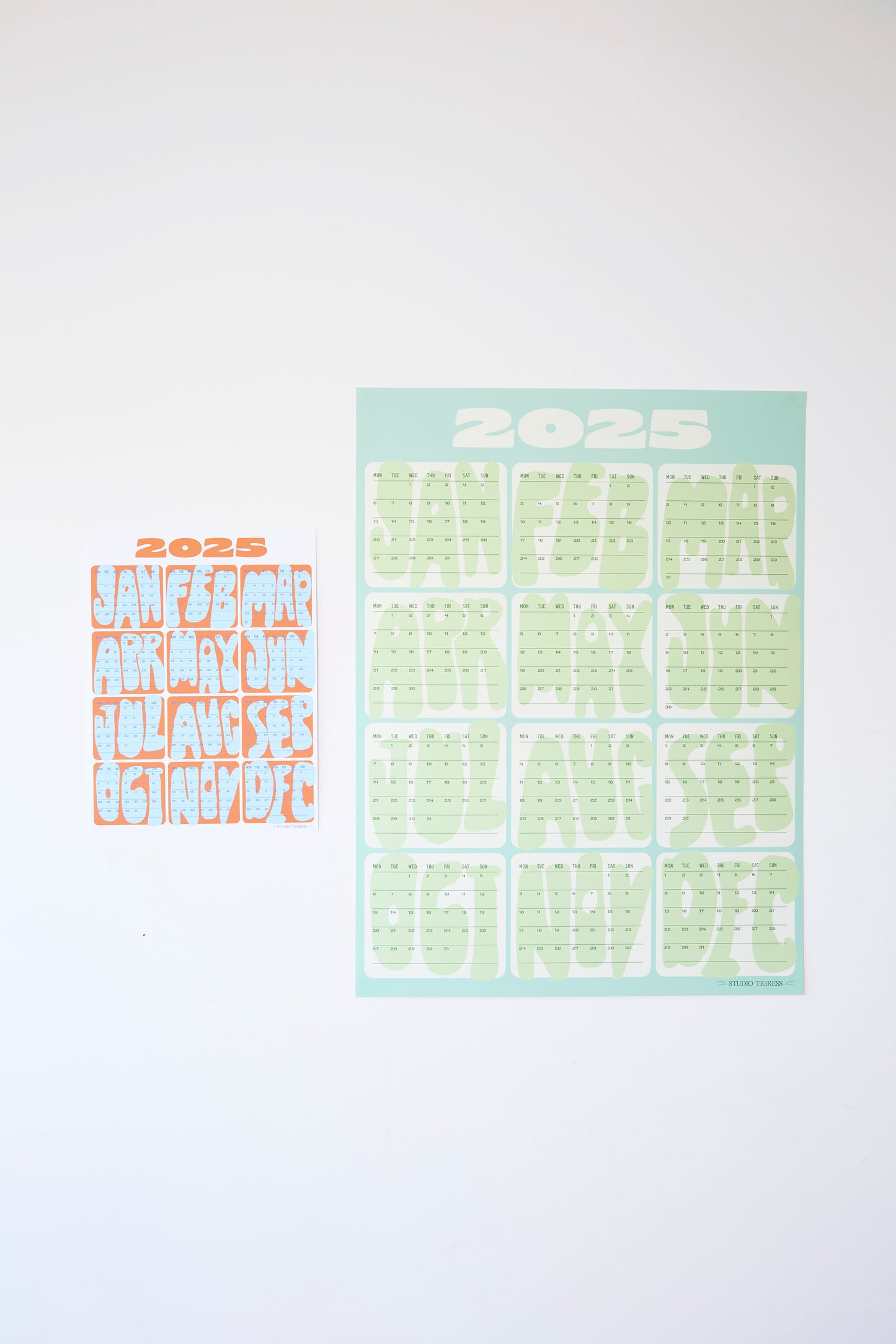 2025 Months Calendars